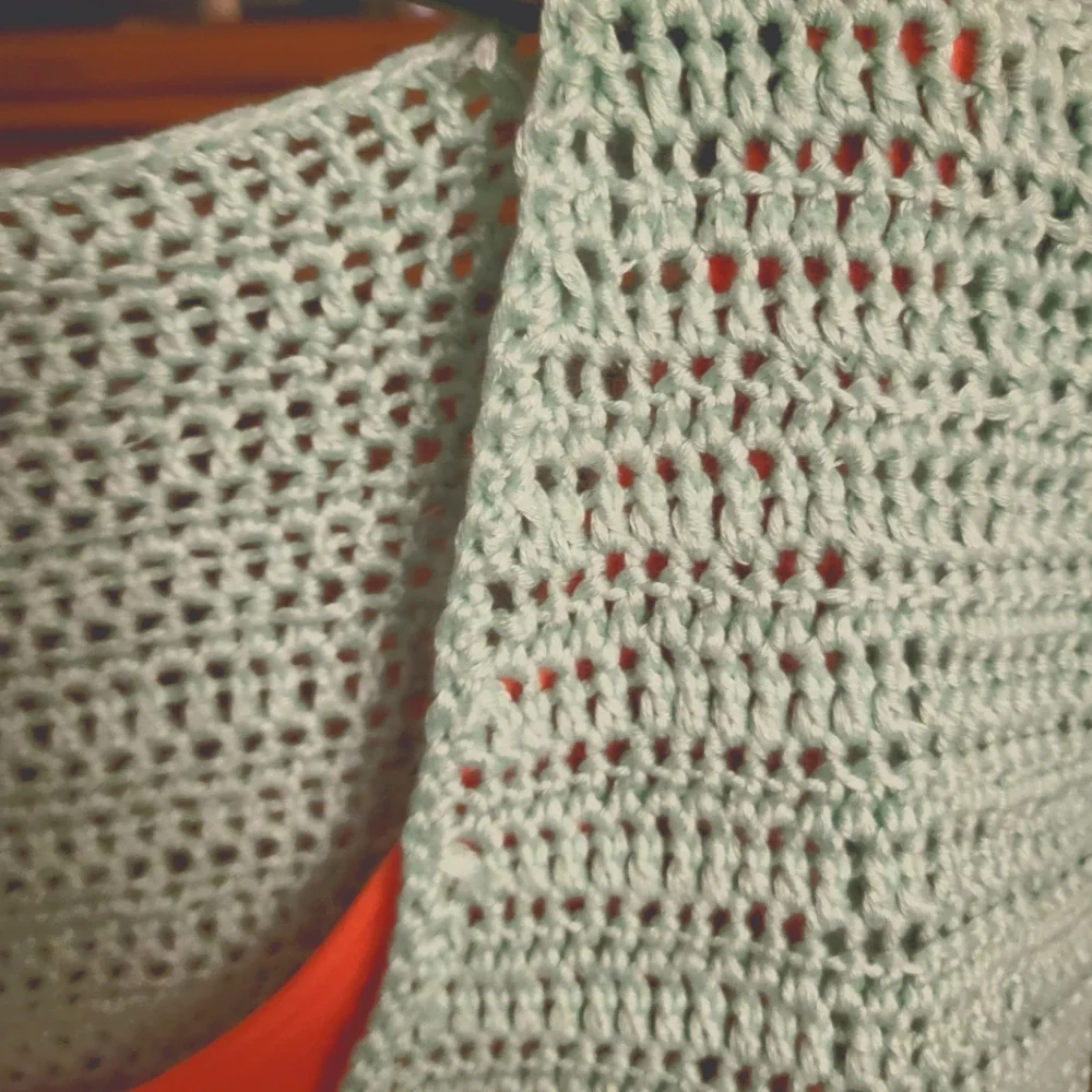 Mint Handmade crochet top - Picture 3 of 3
